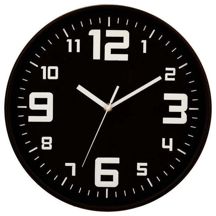 5Five Reloj de cocina color negro Ø30cm 5Five Reloj de cocina color negro Ø30cm
