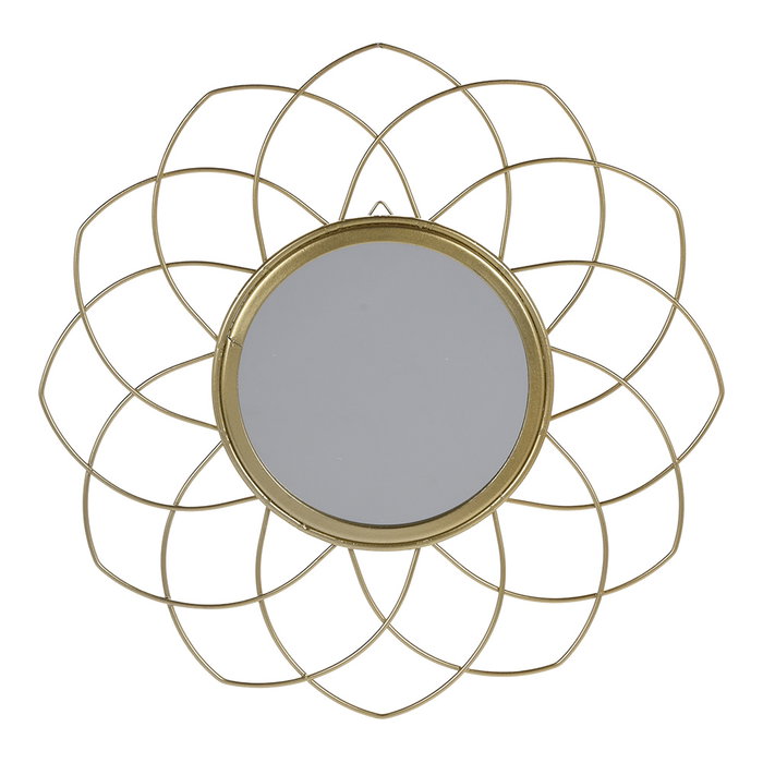 Espejo con marco metalico ø26cm Espejo con marco metalico ø26cm
