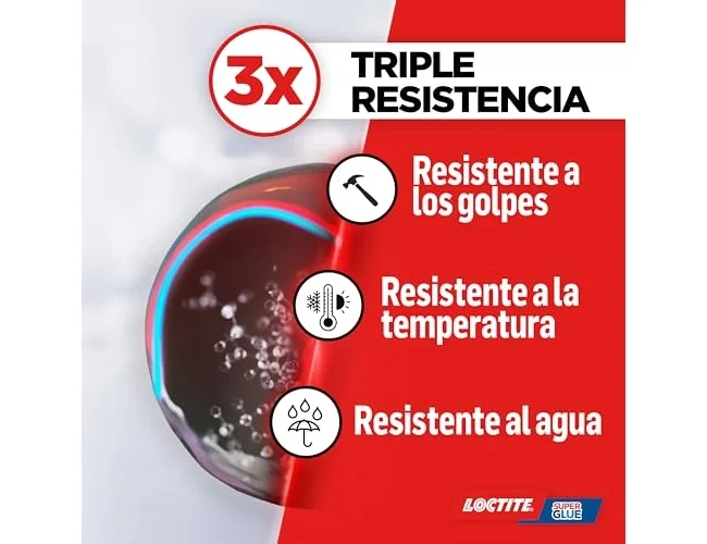 Loctite Super Glue-3 Power Gel Mini Trio 3 x 1 g
