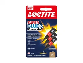 Loctite Super Glue Power Flex Mini Trio 3 x 1 g