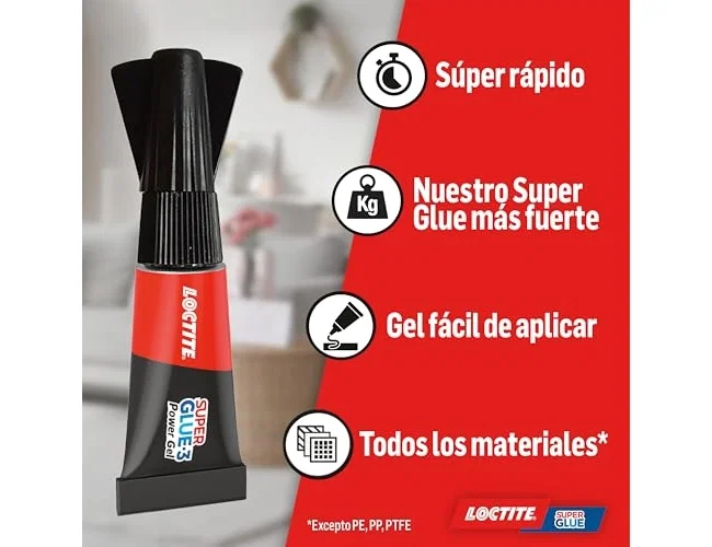 Loctite Super Glue-3 Power Gel Mini Trio 3 x 1 g