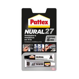 Pattex Nural 27 Soldadura Metálica en Frío Rápida 22ml Gris