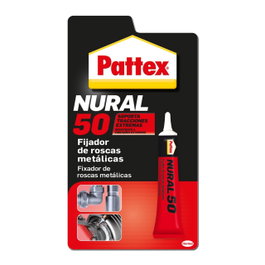 PATTEX Nural 50 Fijador de Roscas Rojo 10 ml