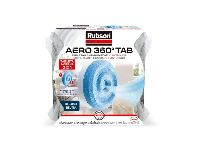 Rubson Recambio de Pastilla para Deshumidificador Aero 360° Rubson Recambio de Pastilla para Deshumidificador Aero 360°