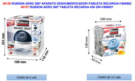 Rubson Recambio Aero 360º Tableta de 450 g
