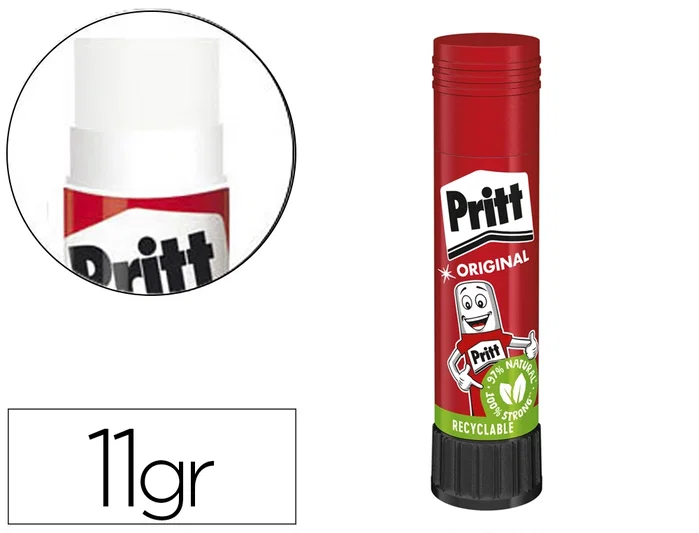 Pritt Pegamento en barra transparente 11 g