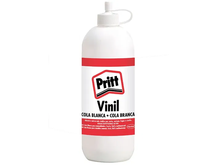 Pritt Cola Vinílica Blanca, Bote 100 g con Dosificador, para Papel, Madera, Cartón y Tela, Uso Escolar e Infantil, Pegamento Rápido y Fácil