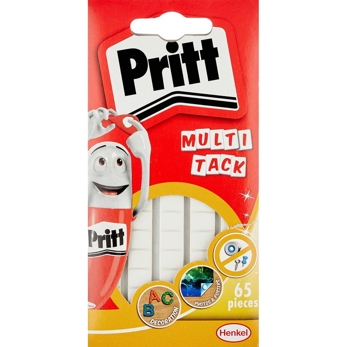 Pritt Masilla Adhesiva Multi-Tack Blanca 65 Pastillas