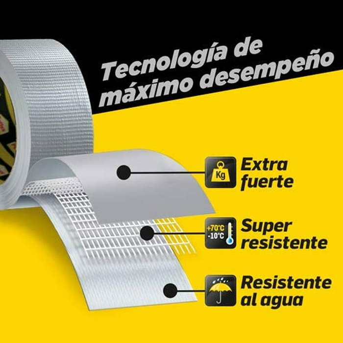Pattex Power Tape Cinta Americana Gris 50 mm x 5 m Pattex Power Tape Cinta Americana Gris 50 mm x 5 m