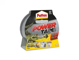 Pattex Power Tape Cinta Adhesiva Americana 10 m x 50 mm Super Fuerte Gris Multimaterial, Doble Grosor, Aislante para Reparaciones y Manualidades