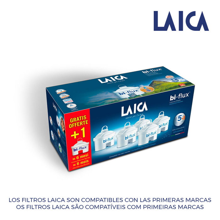 Laica Pack de 5 + 1 filtros F6S Laica Pack de 5 + 1 filtros F6S