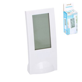 Grundig Estación Meteorológica Blanca con Termómetro, Reloj, Despertador y Calendario 12,5x65x55 mm