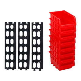 Kinzo Gaveta Mini Apilables, Set de 8uds, 12 x 10 cm