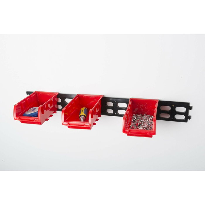 Kinzo Set de 8 Gavetas Mini Apilables de 12 x 10 cm Rojo