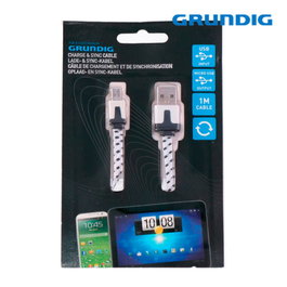 Grundig Cable USB a Micro USB Cargador y Sincronización 1m para Blackview BV6000S, BV6000, BV5800, BV5000, BV4000