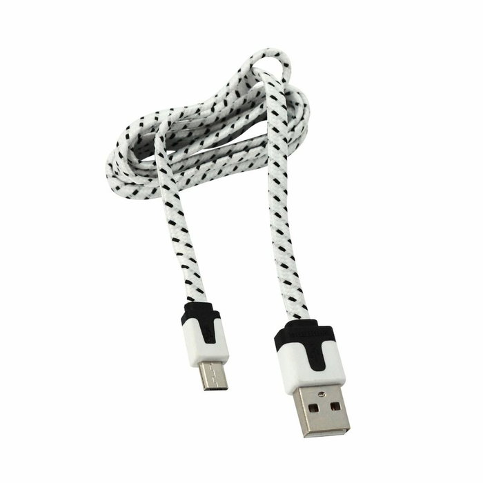 Grundig Cable USB a Micro USB 1m Blanco/Negro Grundig Cable USB a Micro USB 1m Blanco/Negro