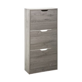 5Five Zapatero de madera Gris claro 115 x 60 x 24 cm