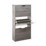5Five Zapatero de madera Gris claro 115 x 60 x 24 cm