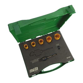 Mota Herramientas Juego de Sierras de Copa Bimetal Ø19/22/25/29/32 mm SYJ01 para Aceros, Plásticos, Maderas y Metales