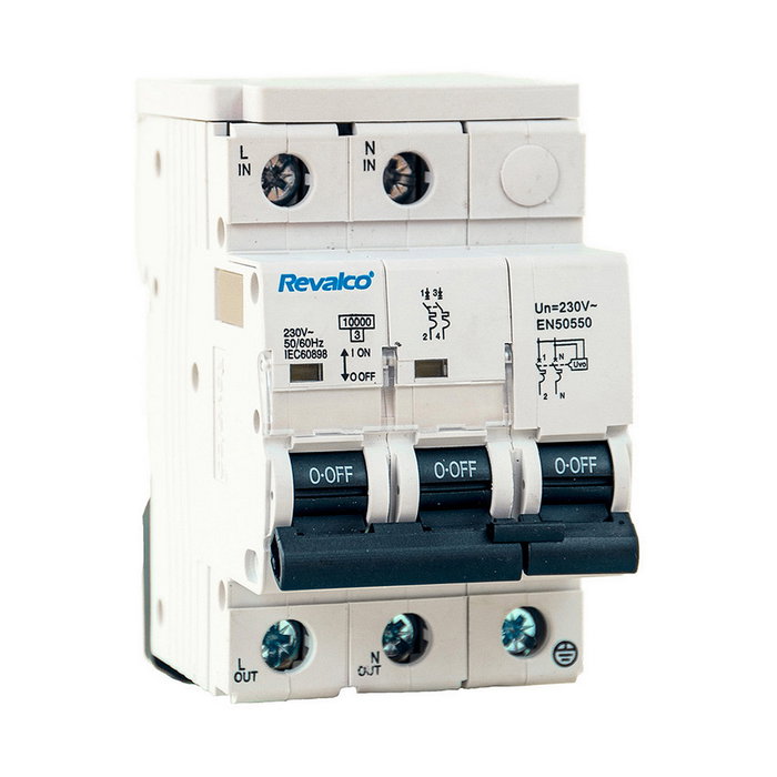 Revalco IGA 2P 32A C 10kA Protector de Sobretensiones