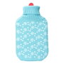 Edm Bolsa de agua caliente 2 l modelo azul copos blancos