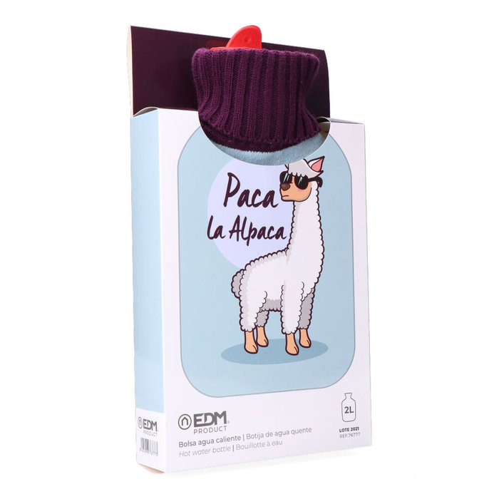 Edm Bolsa de agua caliente Alpaca Pop Star 2 l Celeste