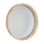 Atmosphera Espejo Redondo Madera Natural ø50 cm