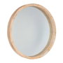 Atmosphera Espejo Redondo Madera Natural ø50 cm