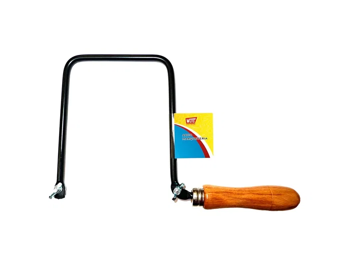 Wuto Arco de segueta 130x150 mm de calado mango de madera