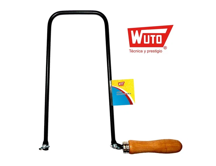 Wuto Arco de Segueta Grande 130x270 mm Mango de Madera Calado Caja 144 Unidades Wuto Arco de Segueta Grande 130x270 mm Mango de Madera Calado Caja 144 Unidades