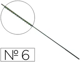 Wuto Sierra de marquetería para madera 6/13cm 20 tpi Caja 144 unidades