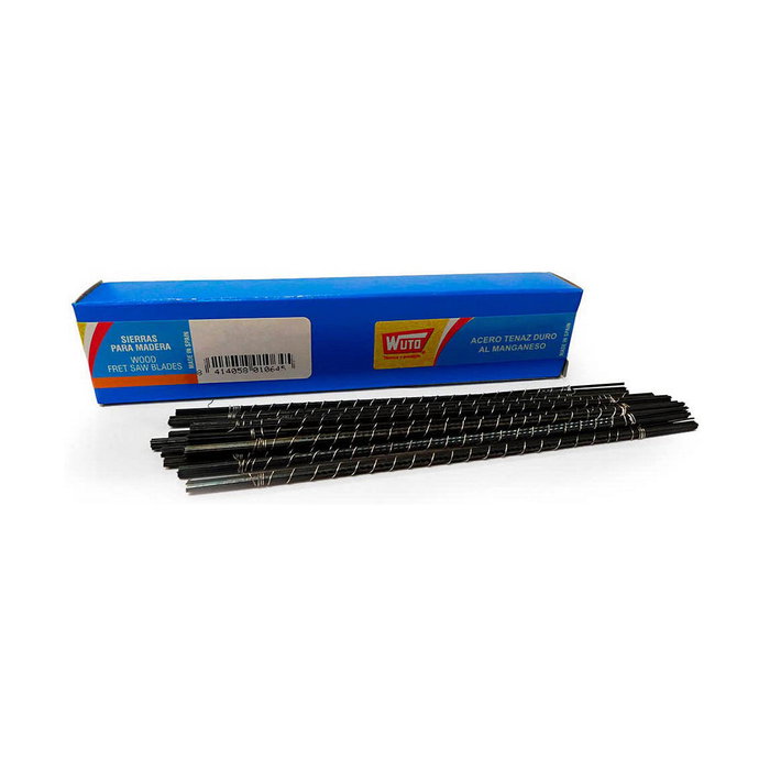 Wuto Pelos de segueta madera nº8, caja de 144 unidades Wuto Pelos de segueta madera nº8, caja de 144 unidades