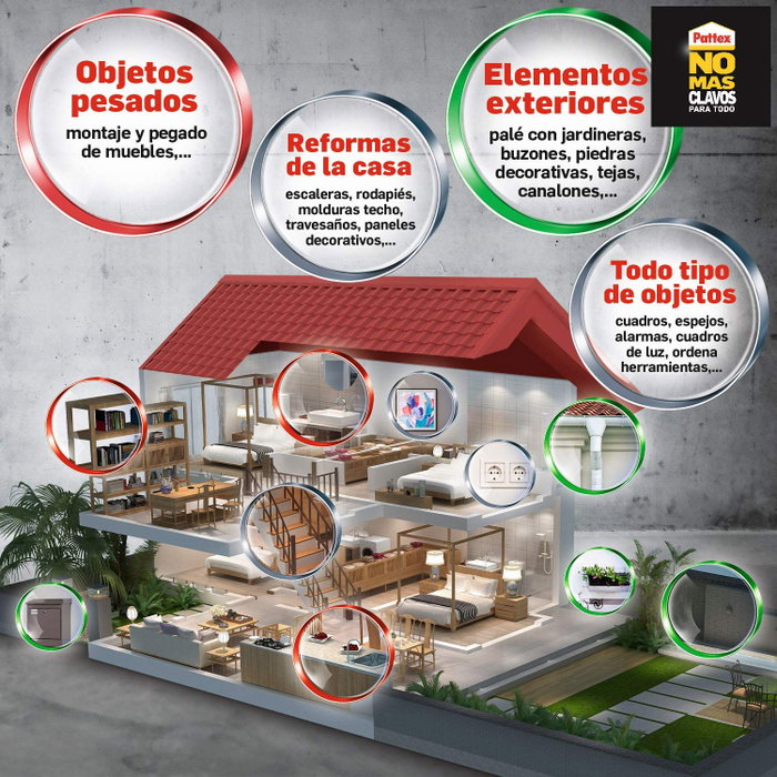 Pattex No Más Clavos Para Todo 142 g Blanco