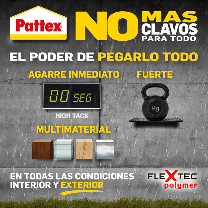 Pattex No Más Clavos Para Todo 142 g Blanco