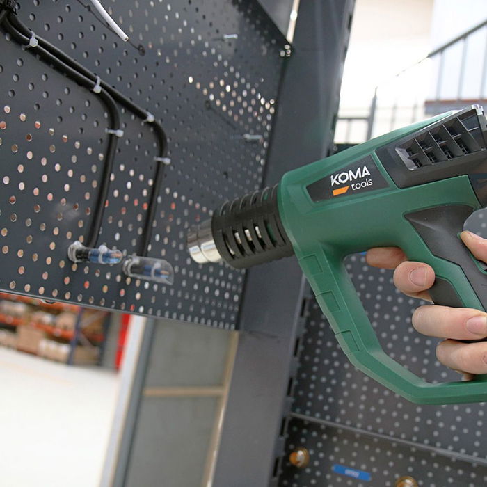 Koma Tools Decapador Eléctrico 2000W DC-2000, 2 Temperaturas 400°C y 600°C con 4 Boquillas, Mango Ergonómico, para Pintura y Bricolaje