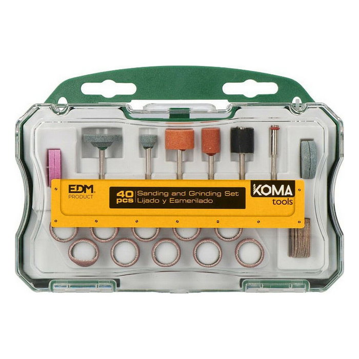 Koma Tools Set de 40 Accesorios para Multiherramienta Rotativa