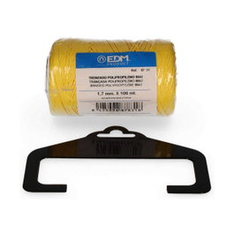 Edm Cordón trenzado polipropileno 8842 amarillo, 1,7 mm x 100 m