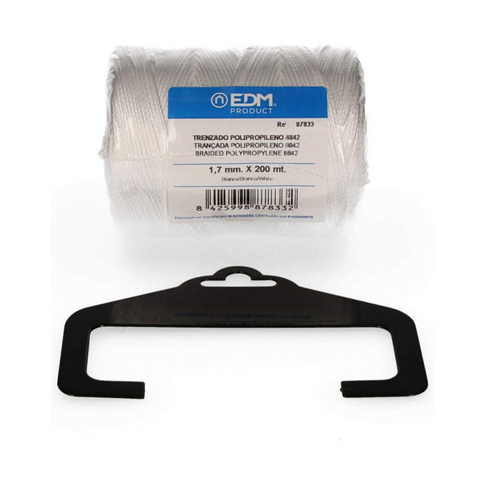 Edm Cordón trenzado de polipropileno blanco 1,7 mm x 200 m
