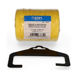 Edm Cordón trenzado polipropileno 8842 amarillo, 1,7 mm x 200 m