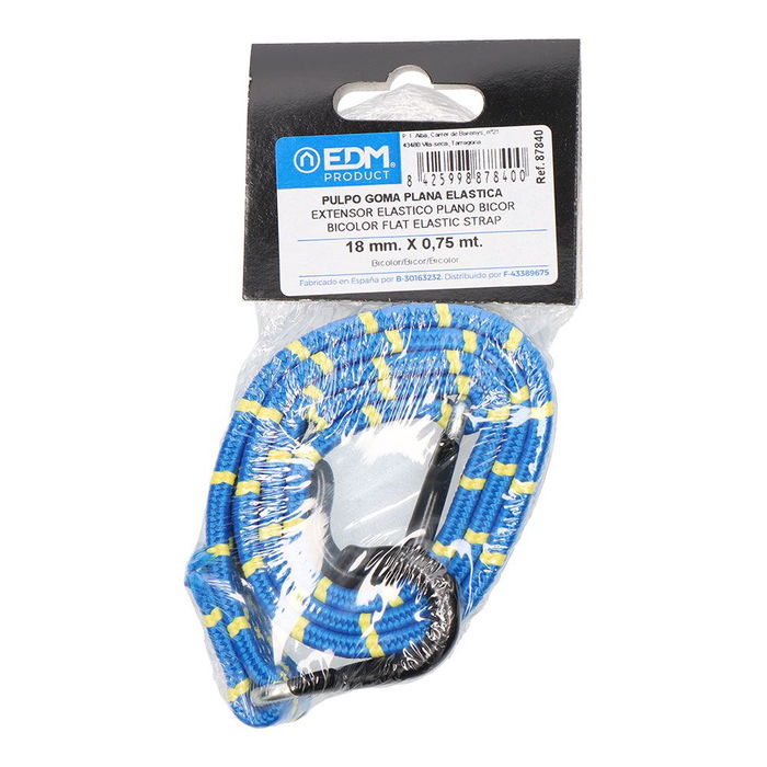 Edm Pulpo goma plano bicolor 0,75m colores surtidos alta tenacidad polipropileno latex Edm Pulpo goma plano bicolor 0,75m colores surtidos alta tenacidad polipropileno latex