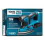 Koma Tools Lijadora Mouse 20V (sin Batería ni Cargador) 20v-lm 20,4 x 15,5 cm, Mango Ergonómico, Velcro, Incluye Filtro y Lijas