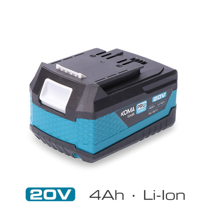 Koma Tools Batería Li-ion 20 V 4,0 Ah Pro Series 20v-b4 Koma Tools Batería Li-ion 20 V 4,0 Ah Pro Series 20v-b4