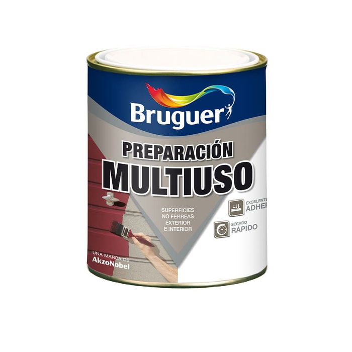 Bruguer Preparación Multiuso Blanco Mate 750 ml Interior/Exterior Bruguer Preparación Multiuso Blanco Mate 750 ml Interior/Exterior