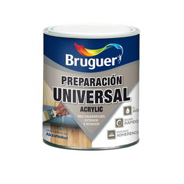 Bruguer Preparación Universal Acrylic Blanco Mate 750 ml Interior/Exterior Multisuperficie Sin Olores