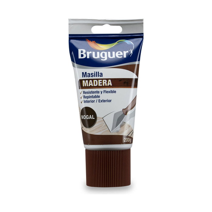 Bruguer Masilla para madera color nogal 200 g Bruguer Masilla para madera color nogal 200 g