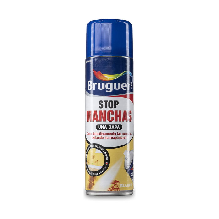 Bruguer Spray pintura stop manchas color blanco 500 ml