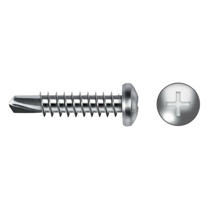 Celo Tornillo Punta Broca Alomada Phillips Din 7504n 4,2x38mm Zincado (Caja 250 unid.)