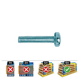 Celo DIN 7985 Tornillo Metrica Alomado Philips Zincado Ø5x15mm Caja 250 Unidades