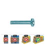 Celo Tornillo Metrica Alomado Philips DIN/REF 7985 Ø5x25mm Zincado Caja 250 Unidades