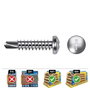 Celo Tornillo punta broca alomada 4,8x19mm Zincado Caja 250 unid.